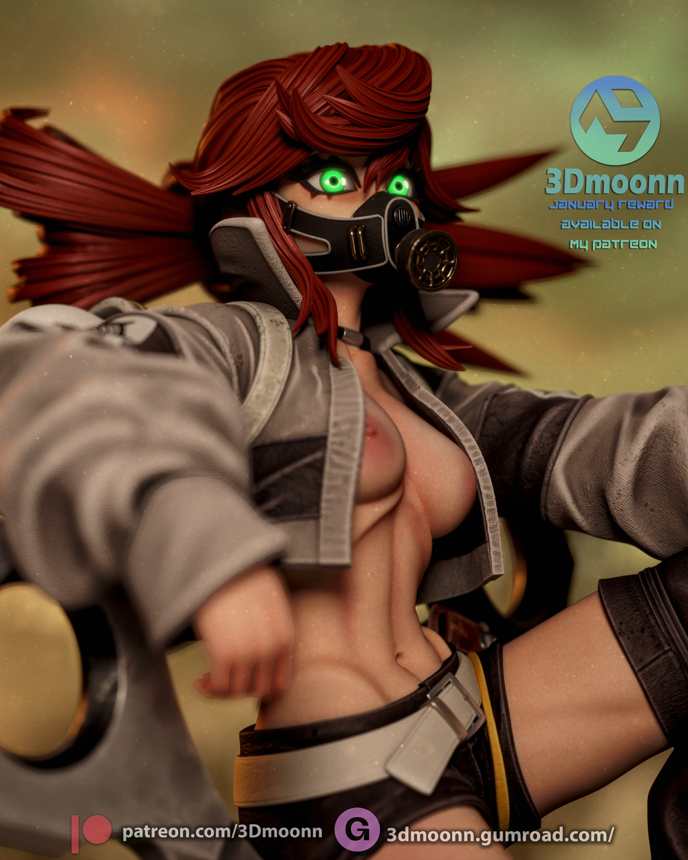 Фигурка Гачиакута Рио Riyo Reaper Gachiakuta