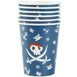 Стаканы бумажные «Пиратский Остров», 250 мл, 6 шт