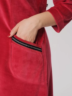 Халат велюровый на замке-Турция большие размеры