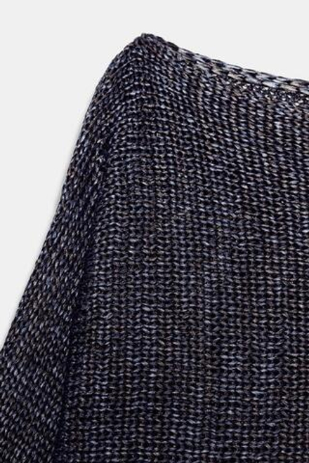 ZARA СВИТЕР С ШИРОКИМИ РУКАВАМИ, СИНИЙ/ЧЕРНЫЙ