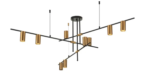 9001-DW/9 BLACK+BRASS (1) Светильник (NW)