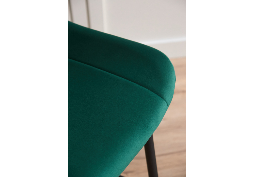 Барный стул Woodville Седа 360 зеленый (zd 667), черный np, ножки черные