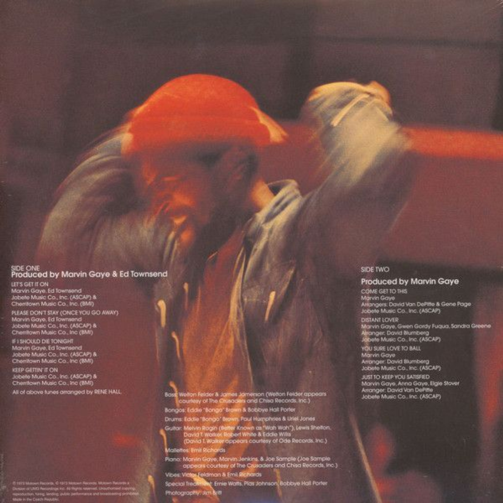 Виниловая пластинка Marvin Gaye Lets Get It On