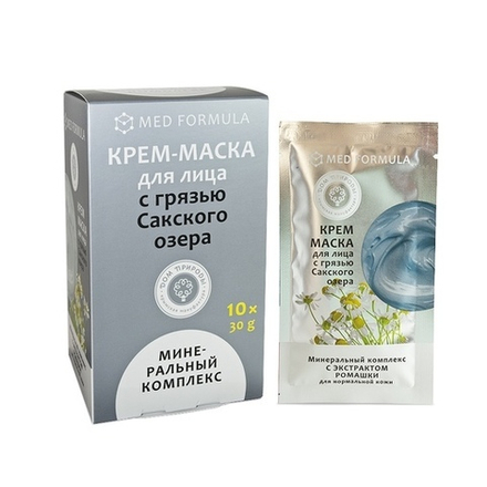 Крем-маска Минеральный комплекс для нормальной кожи с грязью Сакского озера, ТМ ДОМ ПРИРОДЫ