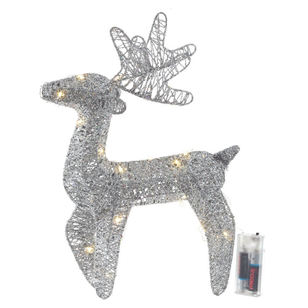 GAEM Светящаяся композиция "Олень" (2хАА, н/п), L24 W8 H35 см