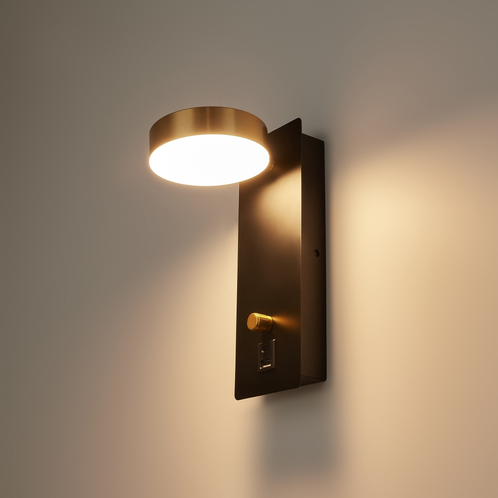 Настенный светильник (бра) Freya FR5346WL-L5BBZ