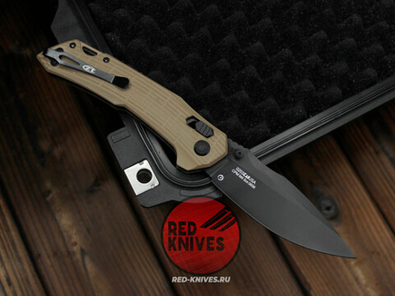 Нож Zero Tolerance 0203 - рукоять Desert, клинок черный