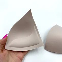 !дефект! Чашки треугольники серебристый пион (70В-75А-65С), Беларусь