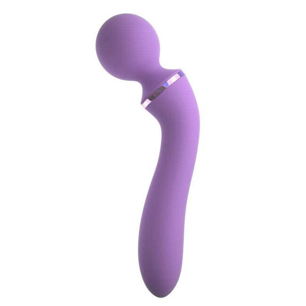 Двусторонний вибростимулятор с 2 моторами Fantasy For Her Flexible Please-Her (10 режимов) (Цвет: фиолетовый)