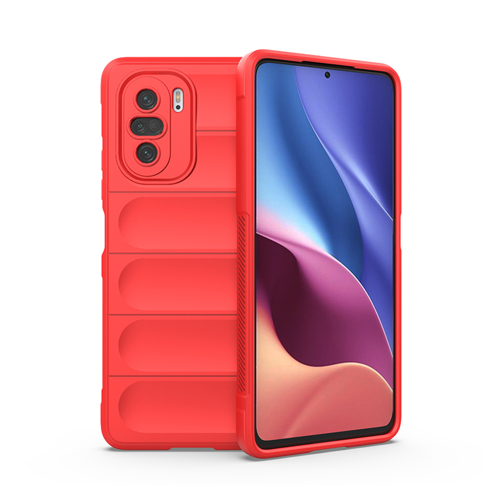 Противоударный чехол Flexible Case для Xiaomi Poco F3