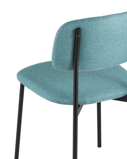 Стул Майло рогожка мятный