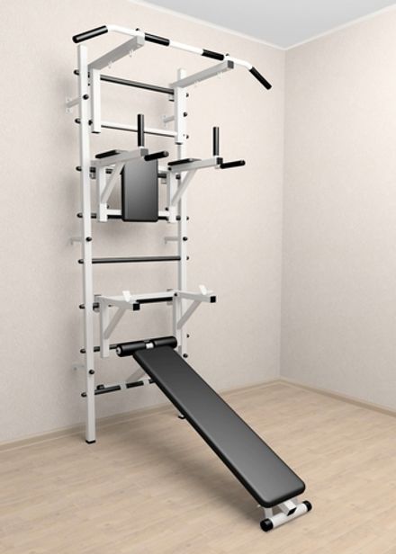 Шведская стенка Sv Sport 507 (Турник стандарт/Брусья/Стойка/Скамья)