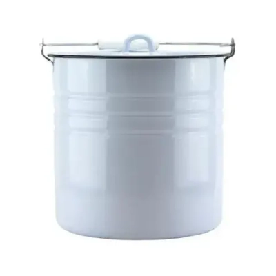 Ведро эмалированное 12,0л с крышкой 26-595