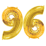 Шар фольгированный Цифра 6 101 см (Золотой)