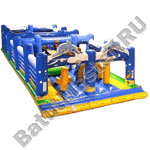 Коммерческий надувной батут "Море"