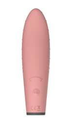 Розовый мини-вибратор с сенсорным управлением Lumi