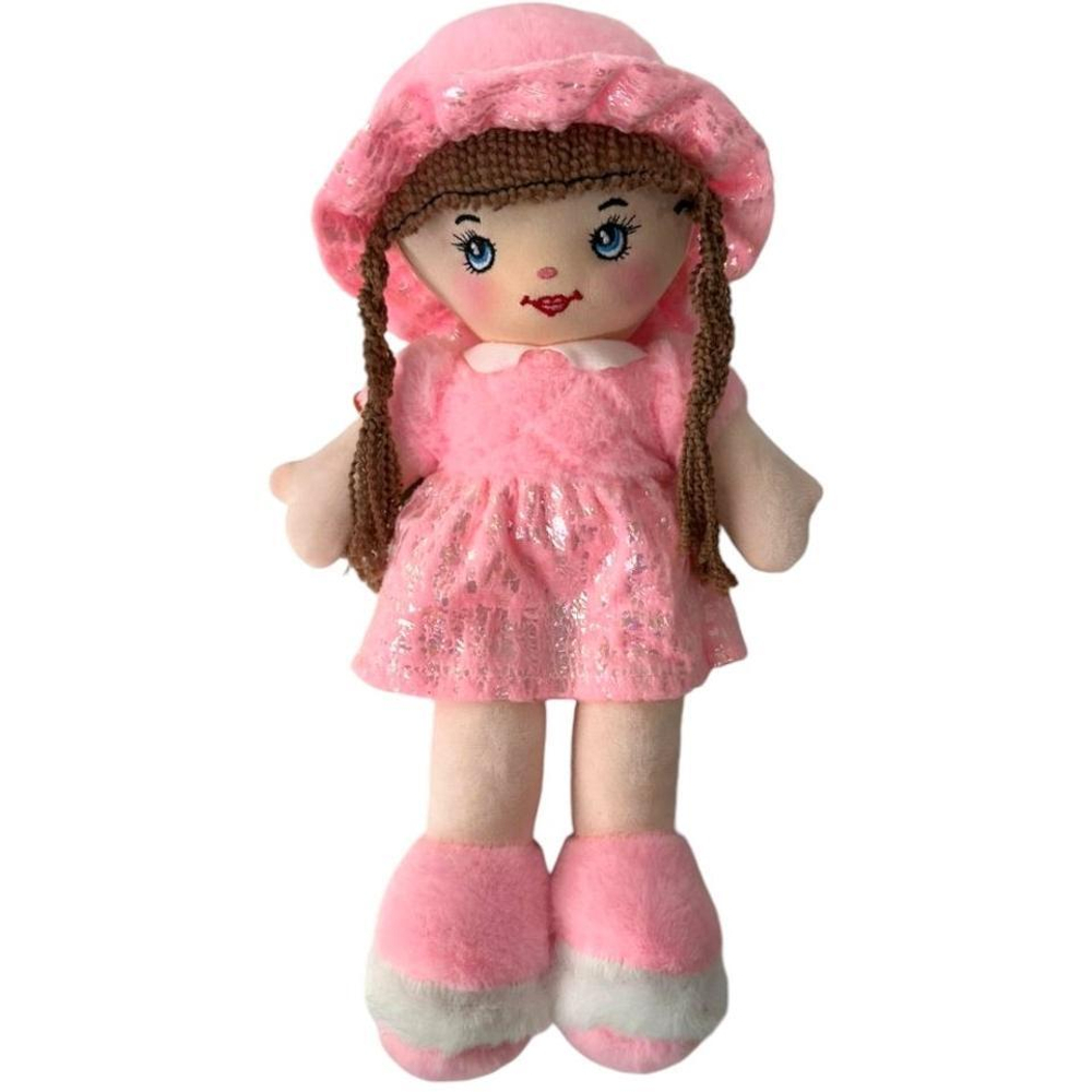 Кукла в платье с блестящей юбкой № 3 14x33x10см. (Hand)