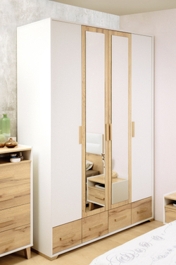 Шкаф для одежды и белья Айрис 555, дуб