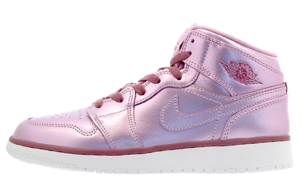 Кроссовки Jordan Air Jordan 1 Mid Pink Rise (Женская размерная сетка)