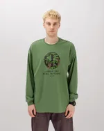 Лонгслив Anteater Peace Tree Зеленый