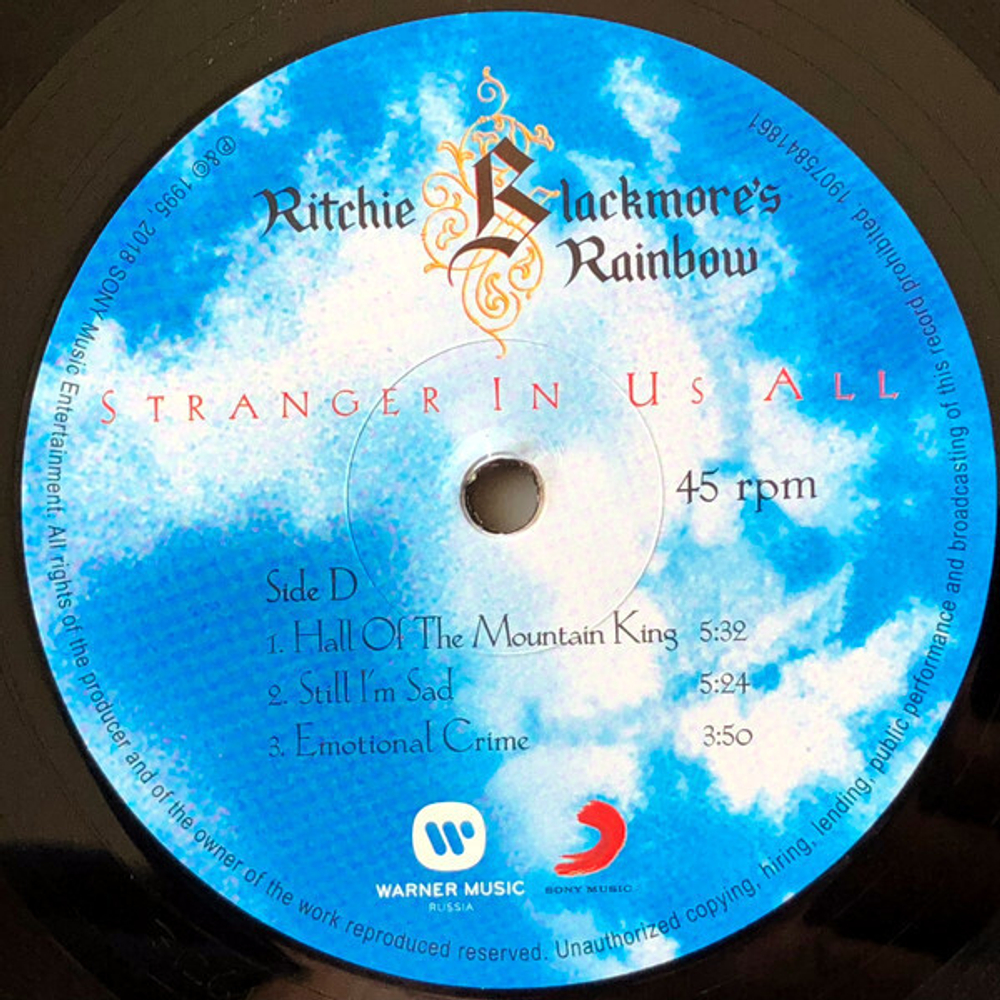 Ritchie Blackmore's Rainbow / Stranger In Us All (Exclusive In Russia)(2LP)