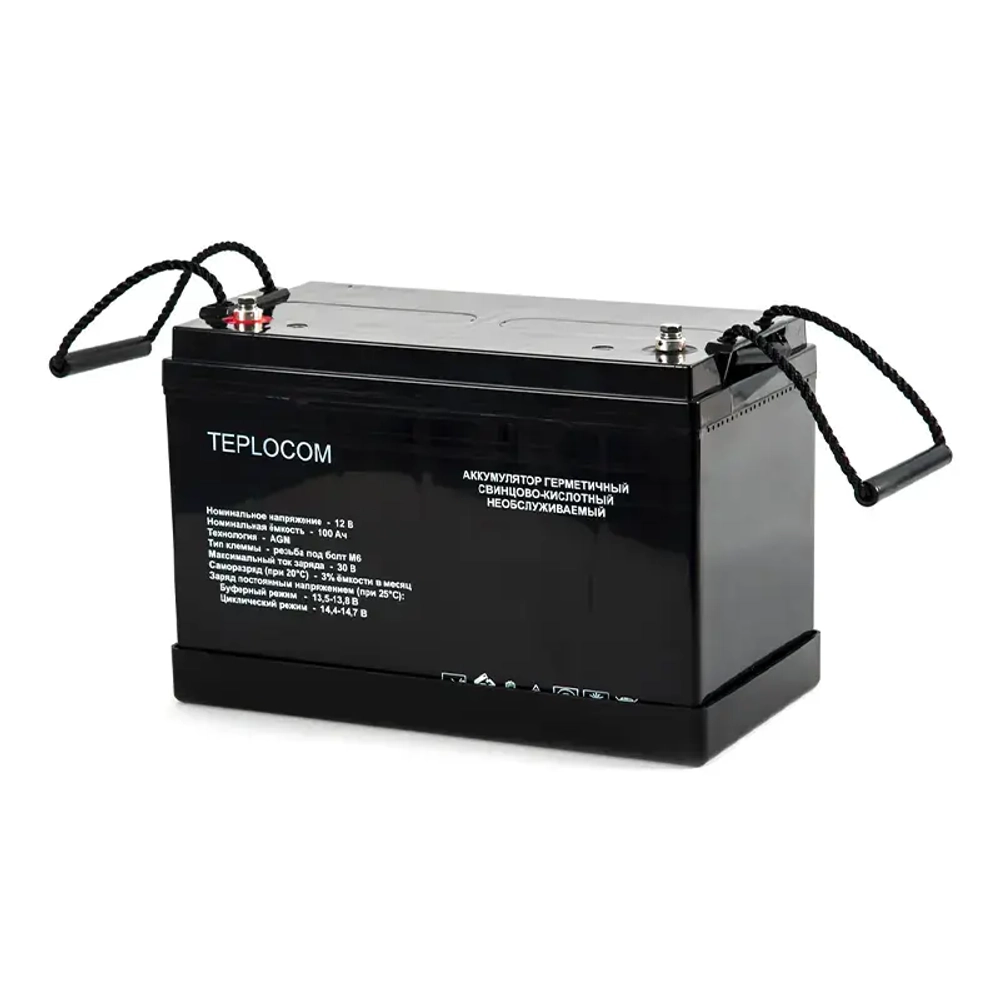 TEPLOCOM Solar 800, 100Ач источник бесперебойного питания и акб, 12378