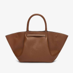 Сумка DeMellier The Midi New York Tan Small Grain Ecru Stitching