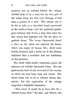 One life, one love, a novel. Volume 1 | M. E. Braddon