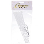 Подвеска «Снежный хрусталь» 18 см (набор 6 шт), Белый