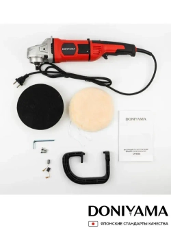 Полировальная машина / полировальная машинка для автомобиля 180мм 3500Вт с ПЫЛЕЗАЩИЩЁННЫМ МОТОРОМ, плавным пуском и регулировкой скорости.