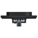 FORTE&PIANO Розетка 2-местная с заземлением с защитными шторками безвинтовое крепление 16А FP123M металл черный IEK