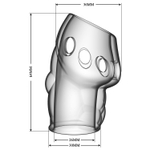 Прозрачная насадка на пенис Oscar