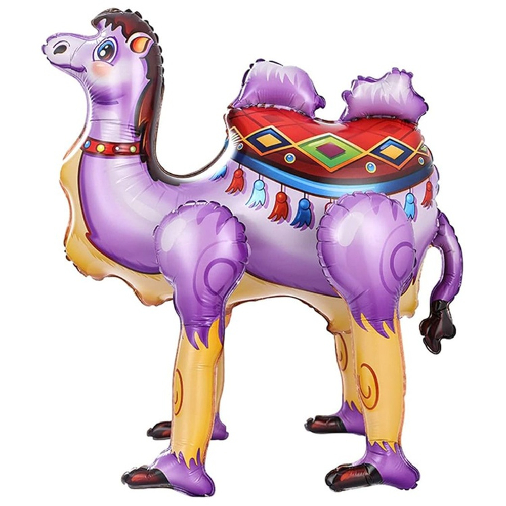 Шар Фольгированный Верблюд фиолетовый (Фиолетовый)