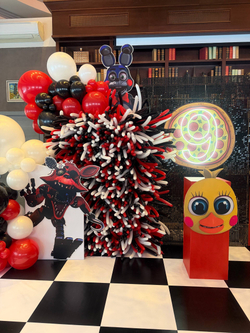 Фотозона пайетка черная/шдм №4681