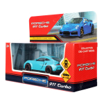 Модель ин. мет. "Porshe 911 Turbo" 10.5см, двери, 2208C0360-R2 (Технопарк)