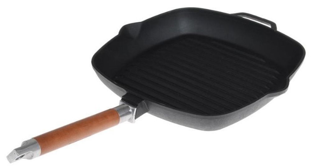 Сковорода-гриль Биол 10241, 24 см, съемная ручка