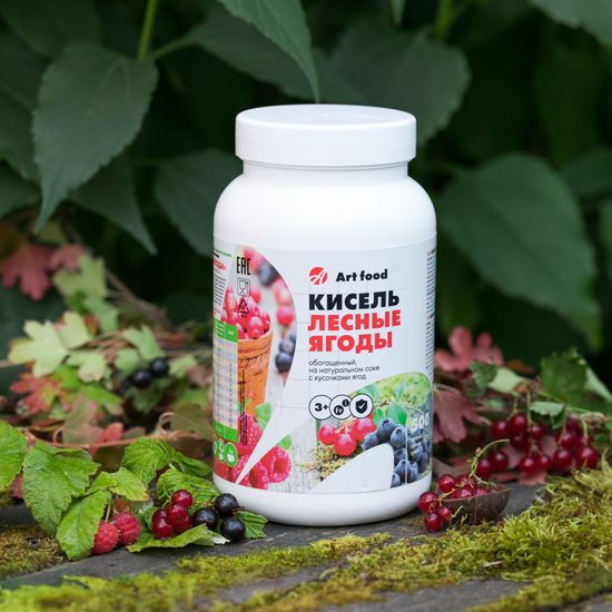 Кисель "Лесная ягода" с ягодами