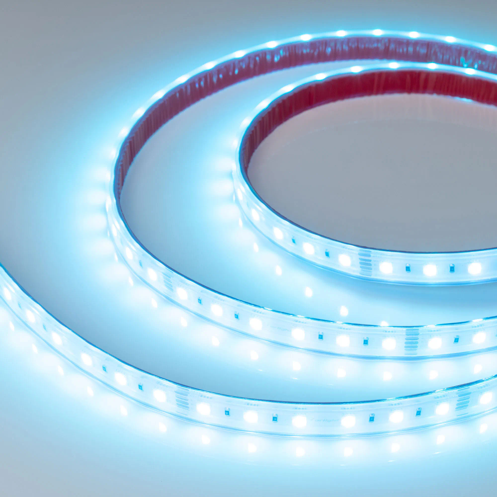 Светодиодная лента RTW-PS-B60-14mm 24V RGBW-Warm-4-in-1 (19.2 W/m, IP67, 5060, 5m) (Arlight, -) 034188
