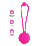 Розовый вагинальный шарик 3,1см ToyFa L'roina Blush 564006