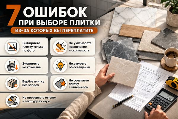 7 ошибок при выборе плитки, из-за которых вы переплатите