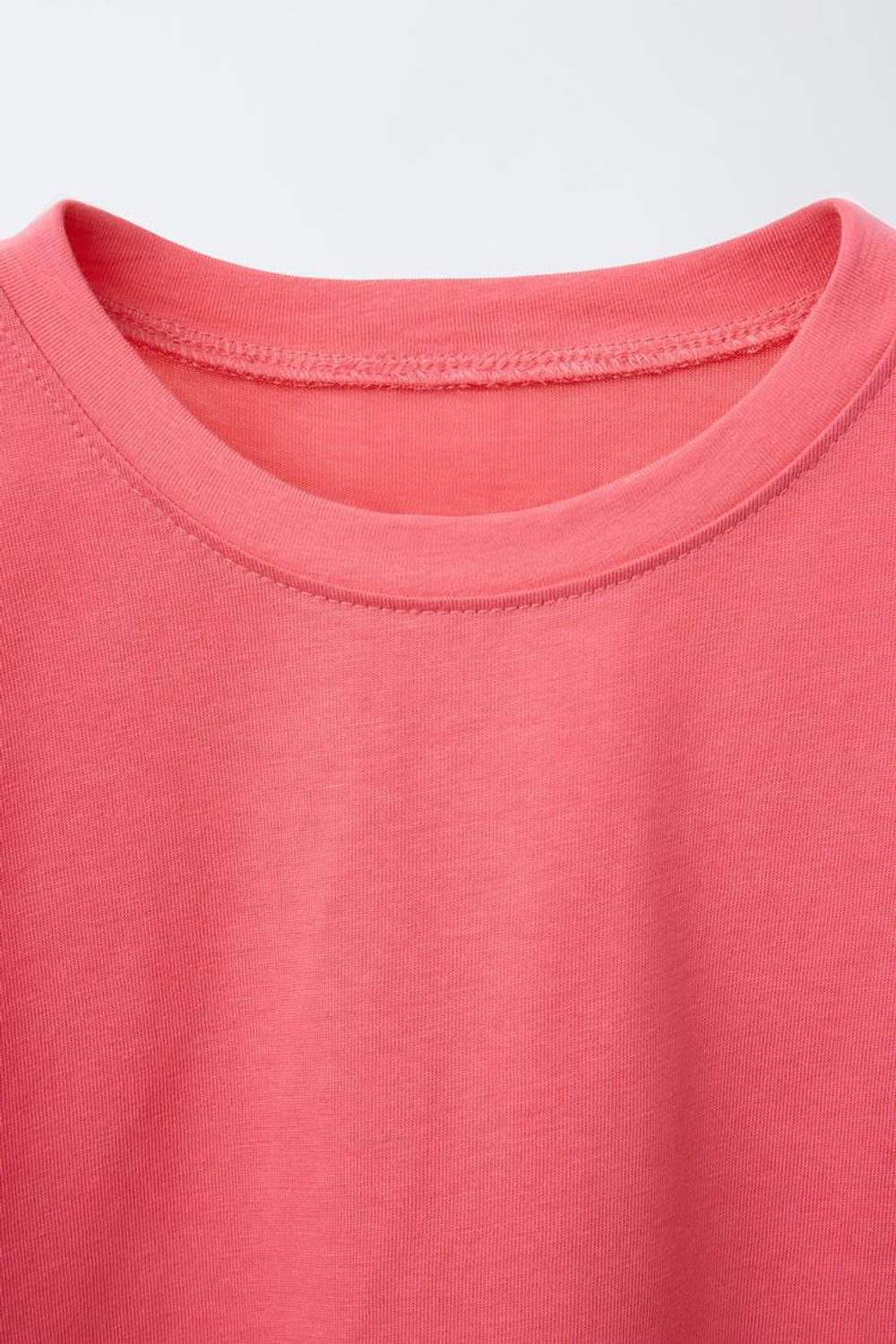 ZARA НАБОР ИЗ ТРЕХ ОДНОТОННЫХ ФУТБОЛОК, РАЗНОЦВЕТНЫЙ