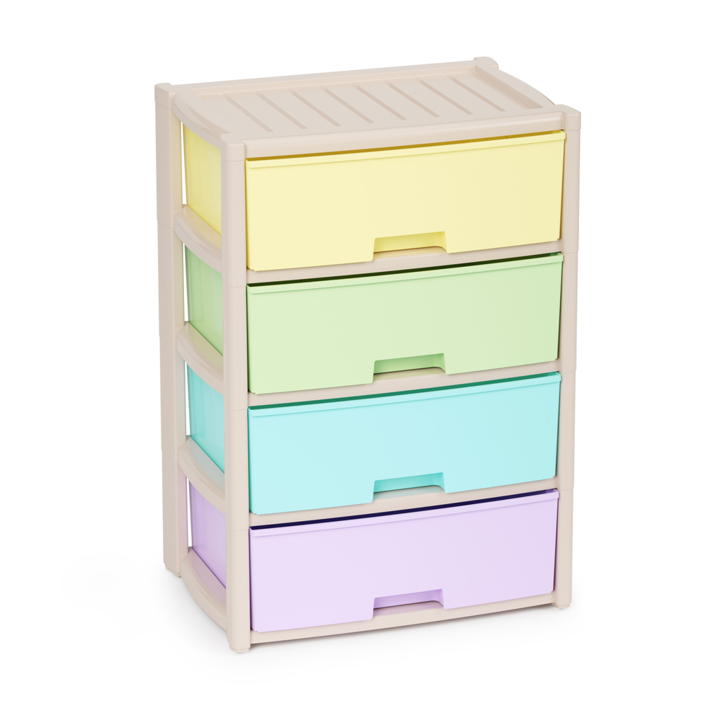 Комод 4-х секционный "Колорит" широкий (цветной)