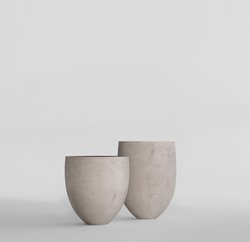 Кашпо, коллекция Concrete, форма BARREL