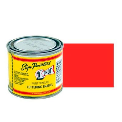 Эмаль для пинстрайпинга 1 Shot Огненно-красный (Fire Red), 118 мл