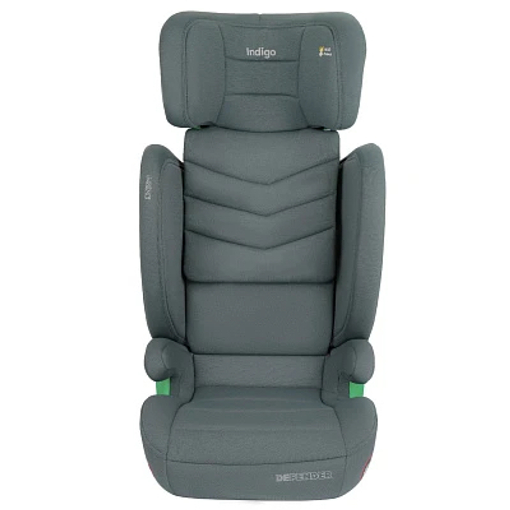 Автокресло детское Indigo Defender Isofix группа 2/3 (15-36) зеленый
