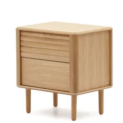 Прикроватная тумбочка Lenon, 50x55 см, светлый дуб