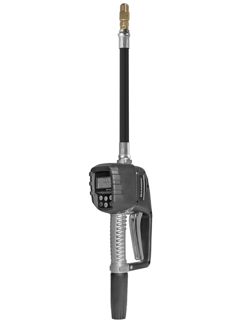 PCP30 - Пистолет с эл. счетчиком с предустановкой для трансмис. жидкости, и антифриза, гибкий носик