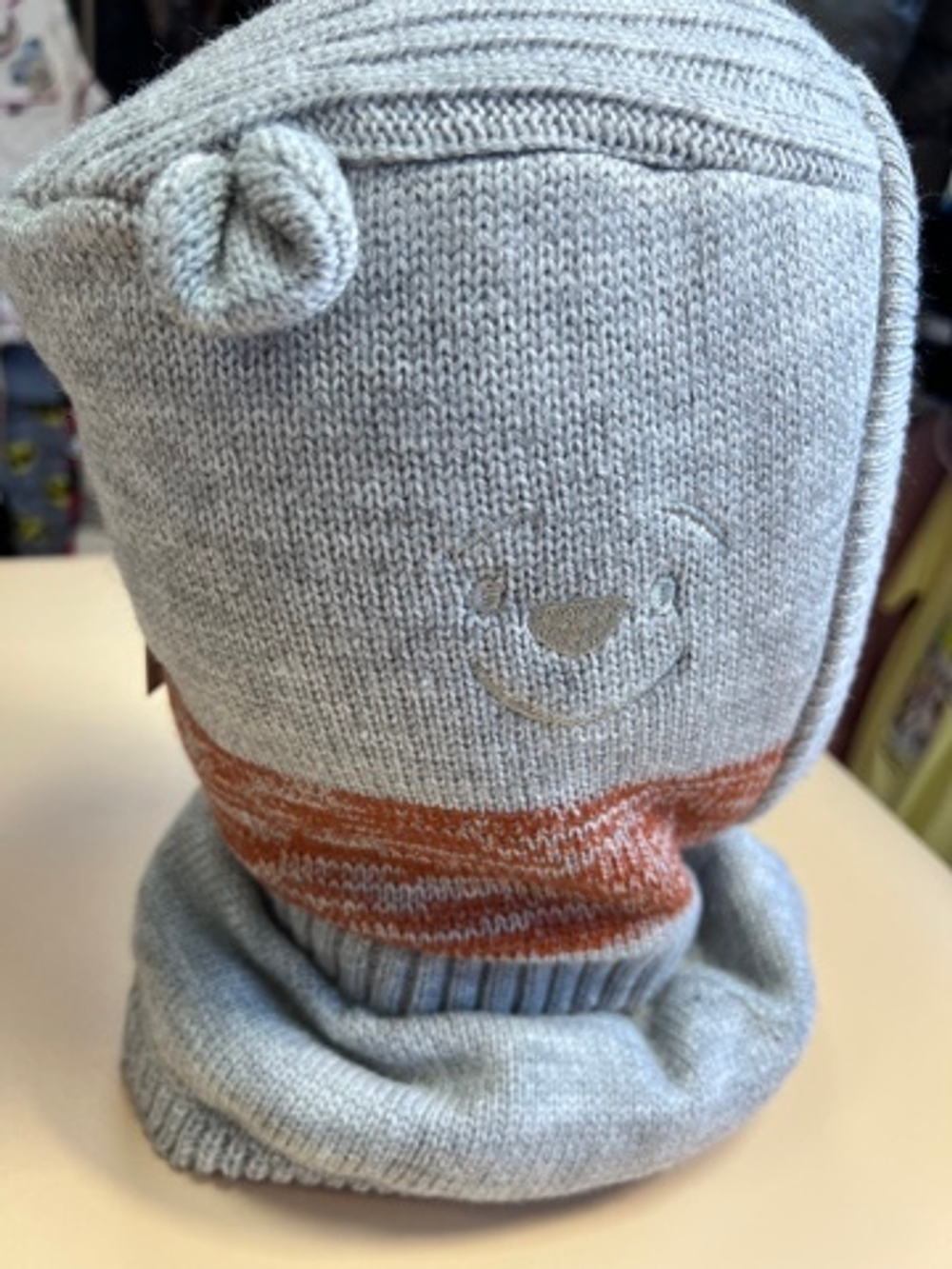 Шапка-шлем зимняя на синтепоне