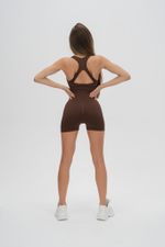 Спортивный комбинезон Gantelka Summer коричневый