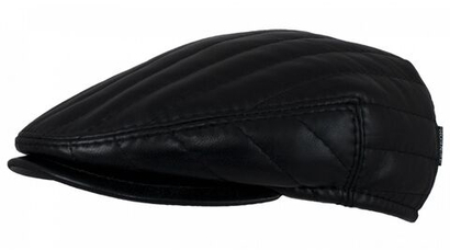 Кепка реглан кожаная/Denkor